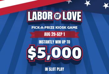 Labor of Love Pick-A-Prize Kiosk Game